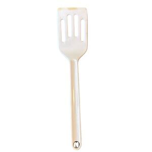 Vintage TRUDEAU White Melamine Slotted Spatula Hollinger Design #2913